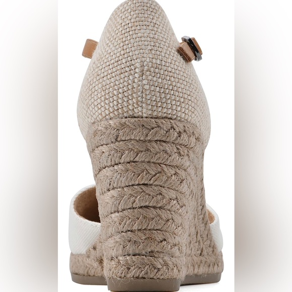 SUMMER SALE! Brand NIB White Women’s Espadrilles Size 8 - Picture 4 of 9